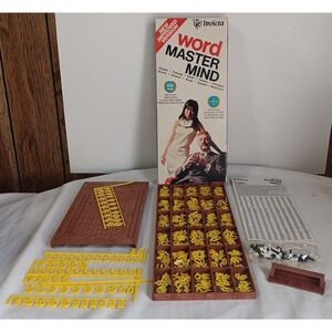 Word Master Mind Game Strategy And Logic Invicta 1975 10 Languages Instructions